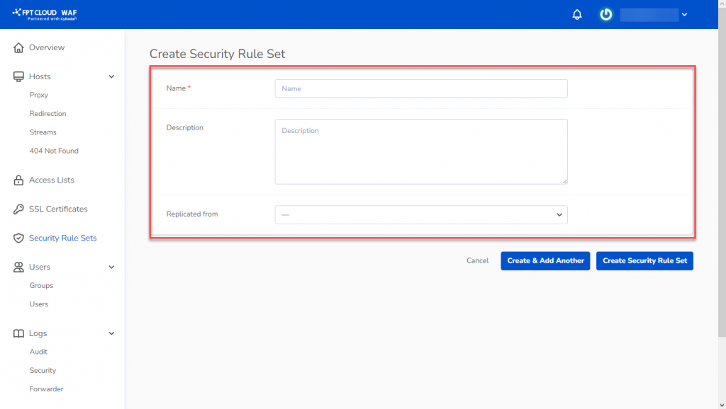 Userguide FPT WAF 2022 43