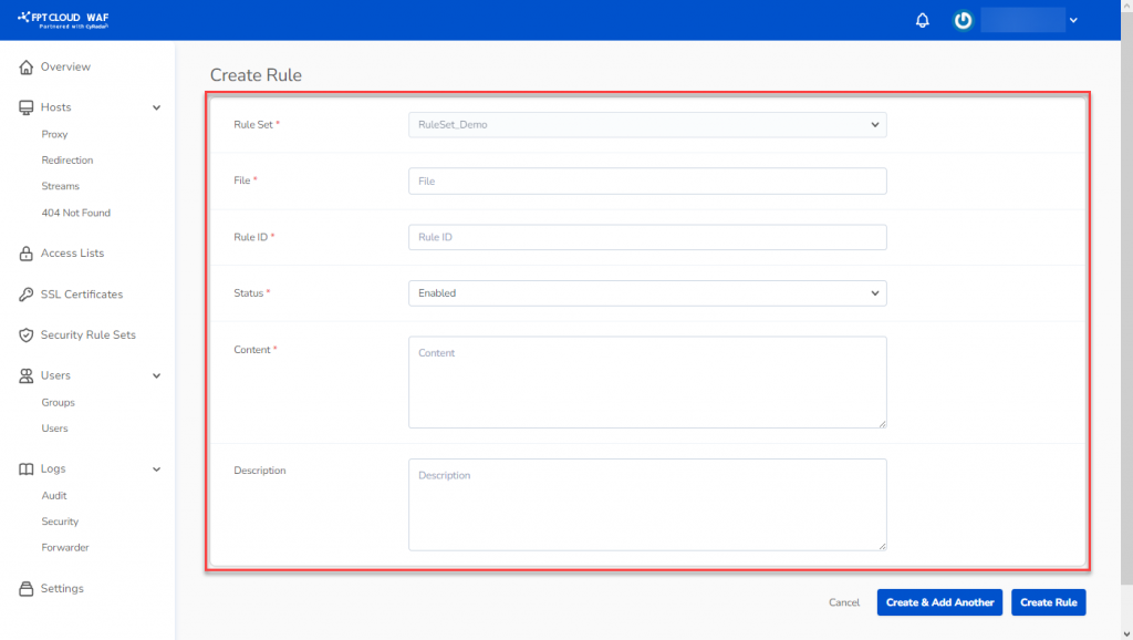 Userguide FPT WAF 2022 46