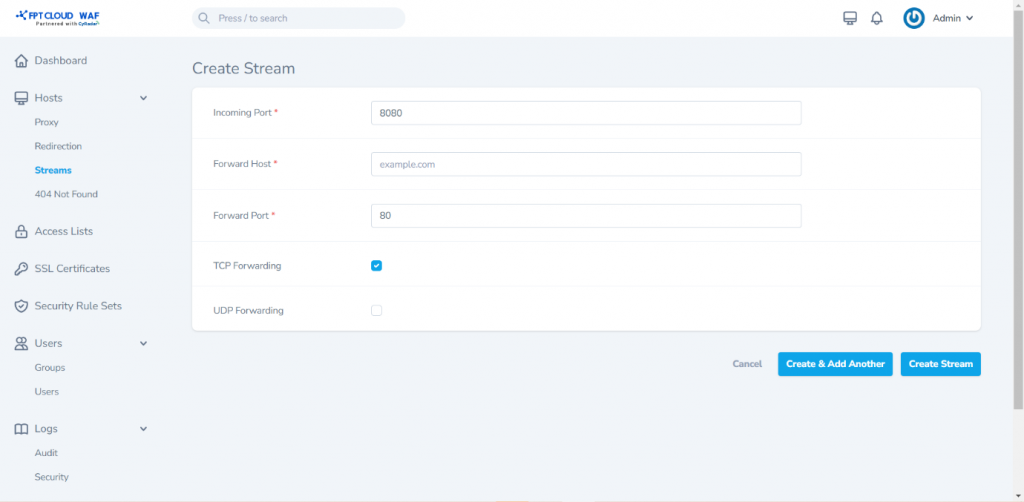 Userguide FPT WAF 2022 30