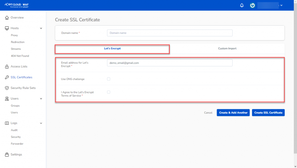 Userguide FPT WAF 2022 39