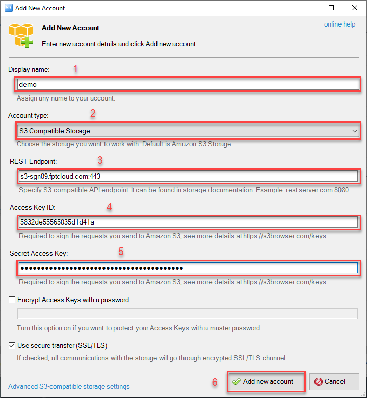 User guide FPT Object Storage 17