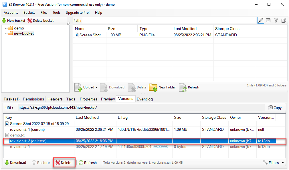 User guide FPT Object Storage 29