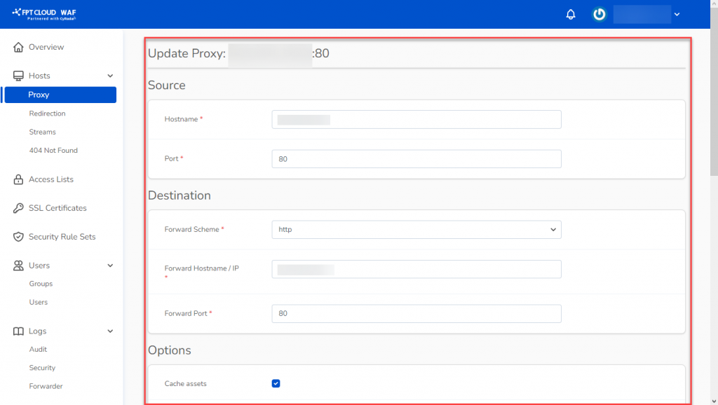 Userguide FPT WAF 2022 20
